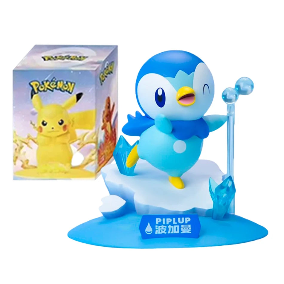 12 poupées d'action Pok é mon Pikachu, boîte aveugle, modèles Anime, décorations de bureau, jouets Pok é mon, cadeaux d'anniversaire pour enfants