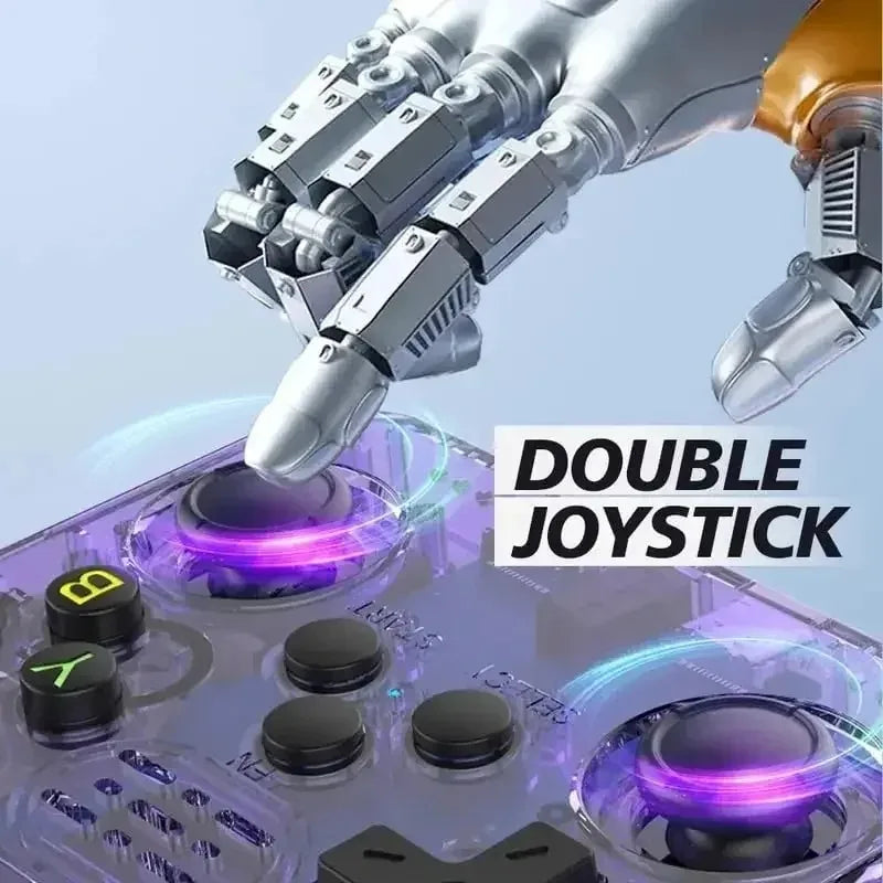 Console de Jeu Portable R36S avec Plus de 20000 Jeux, Émulateurs Rétro 64/128 Go, Écran IPS 3,5 Pouces – Vente en Gros