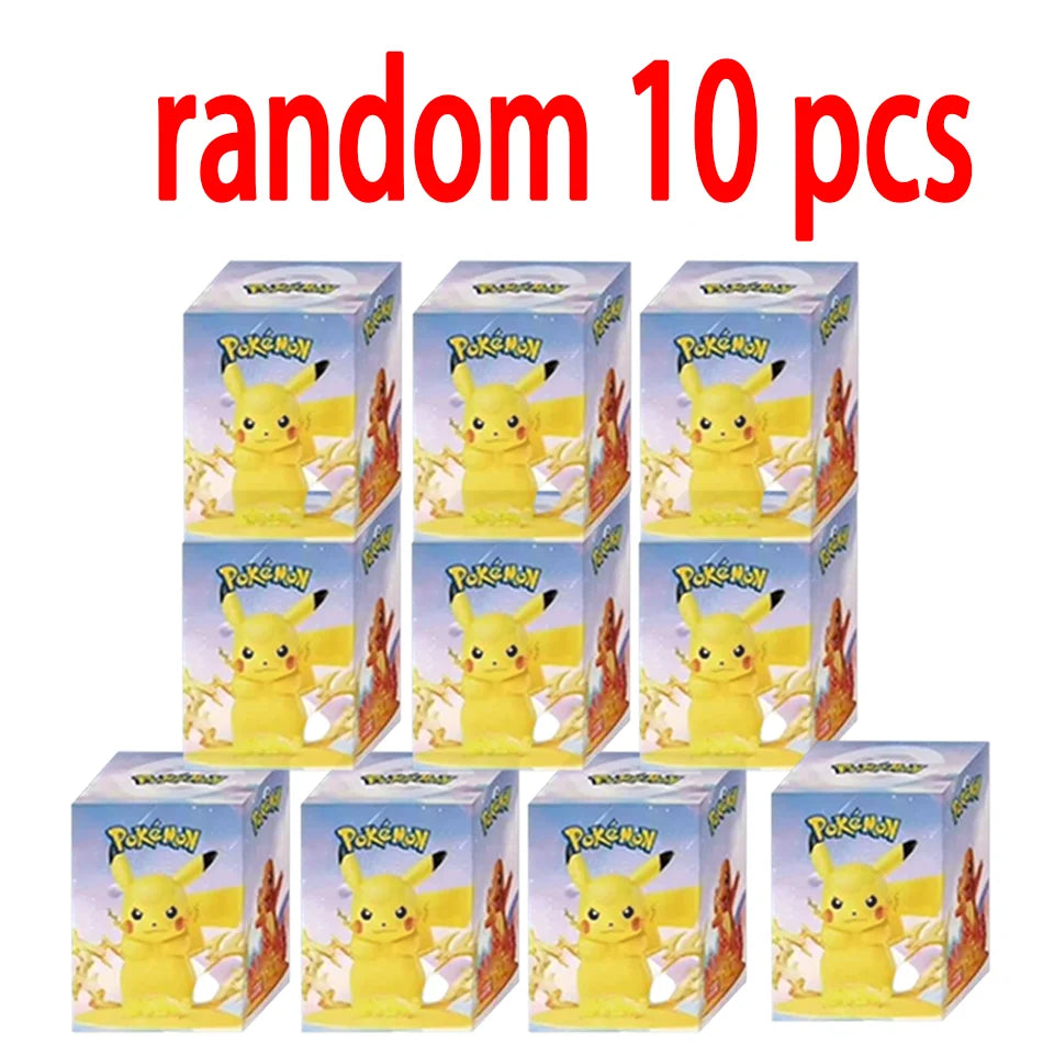 12 poupées d'action Pok é mon Pikachu, boîte aveugle, modèles Anime, décorations de bureau, jouets Pok é mon, cadeaux d'anniversaire pour enfants