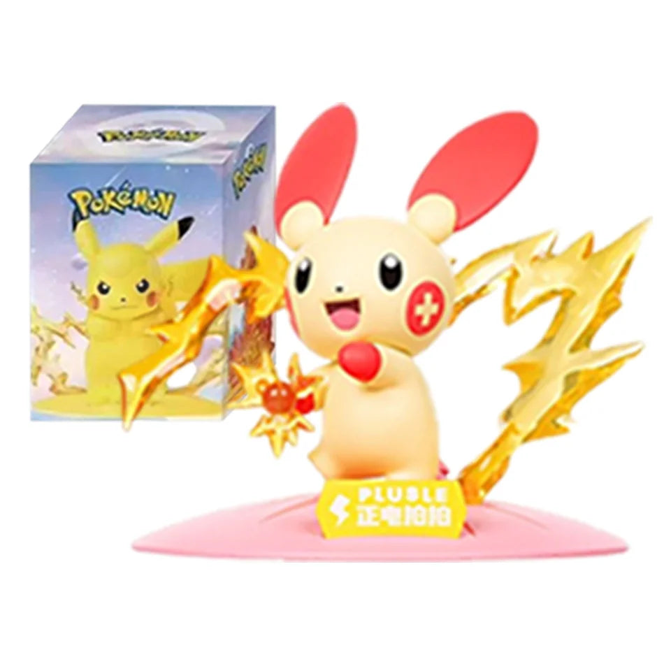 12 poupées d'action Pok é mon Pikachu, boîte aveugle, modèles Anime, décorations de bureau, jouets Pok é mon, cadeaux d'anniversaire pour enfants