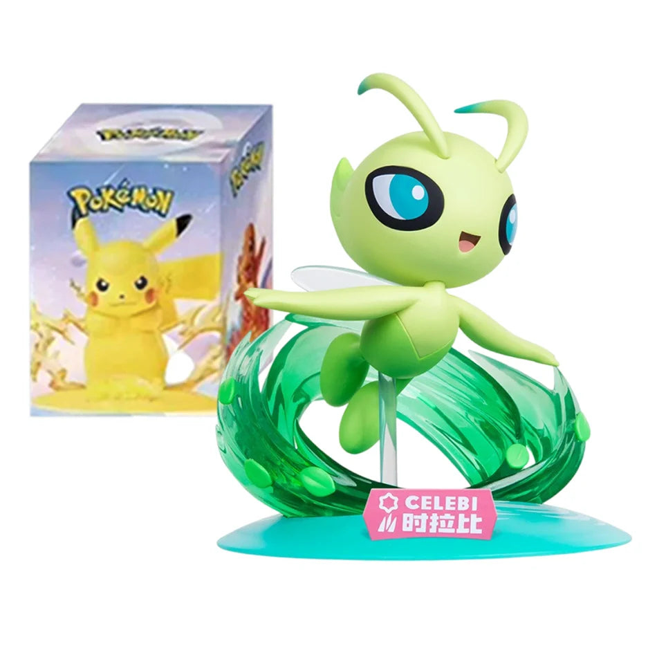 12 poupées d'action Pok é mon Pikachu, boîte aveugle, modèles Anime, décorations de bureau, jouets Pok é mon, cadeaux d'anniversaire pour enfants