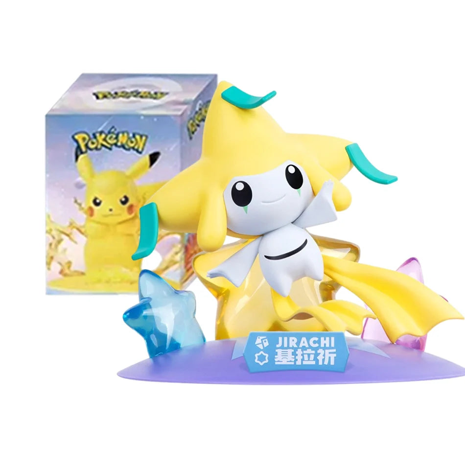 12 poupées d'action Pok é mon Pikachu, boîte aveugle, modèles Anime, décorations de bureau, jouets Pok é mon, cadeaux d'anniversaire pour enfants