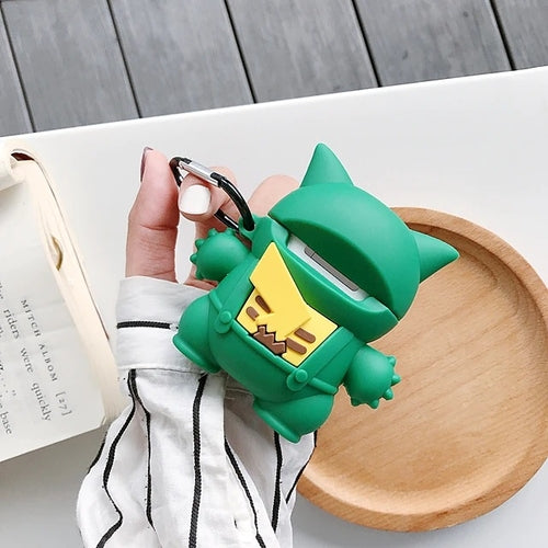 Étui pour écouteurs Pokemon AirPods, étui anti-poussière