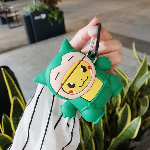 Étui pour écouteurs Pokemon AirPods, étui anti-poussière