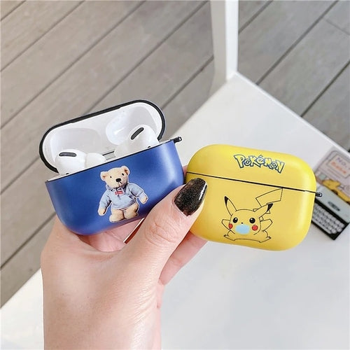 Étui d'écouteur Bluetooth sans fil Pokemon Pikachu pour Apple AirPods Pro