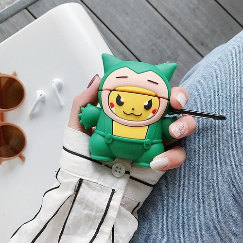 Étui pour écouteurs Pokemon AirPods, étui anti-poussière